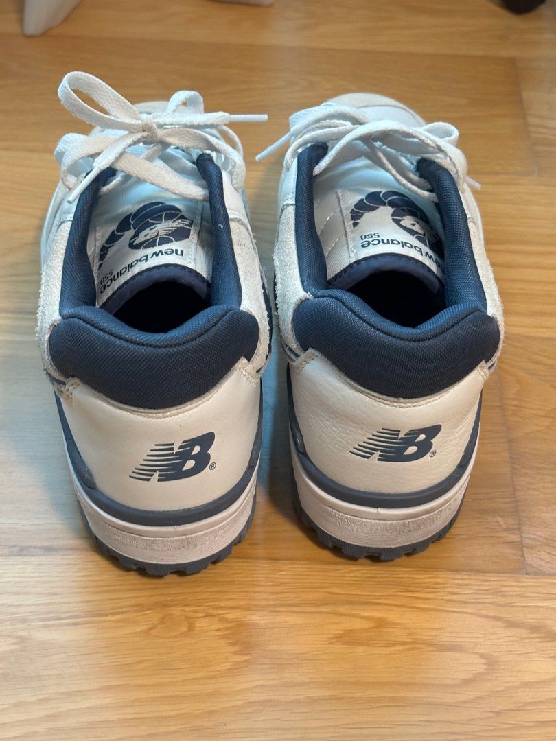 New Balance 550 (Category: Sneakers) located in Makati City. Submitted by jdeclutter (Listing ID 1333415345, Image 3). Description: New Balance BB550-STG White Vintage Indigo Navy Size 10.5 US .