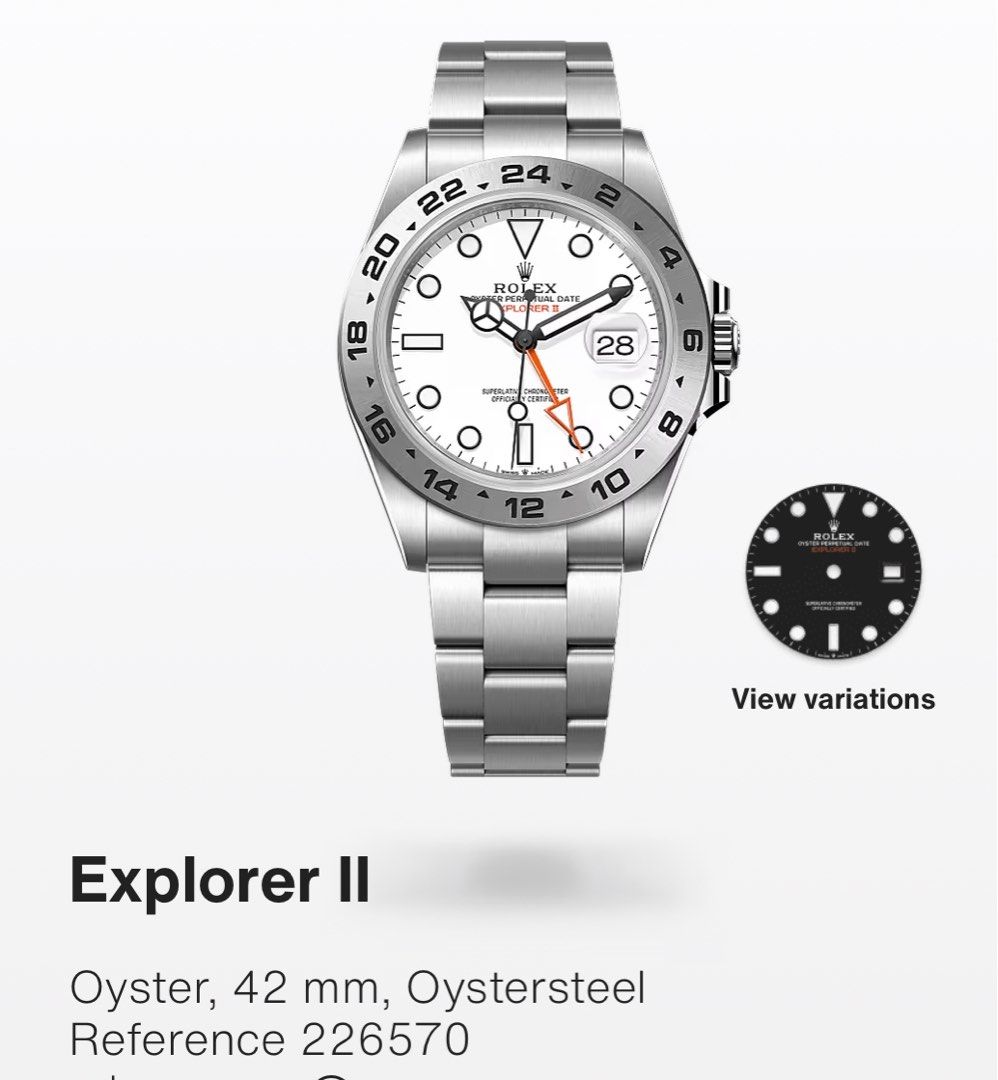 Buy rolex explorer 2 on sale