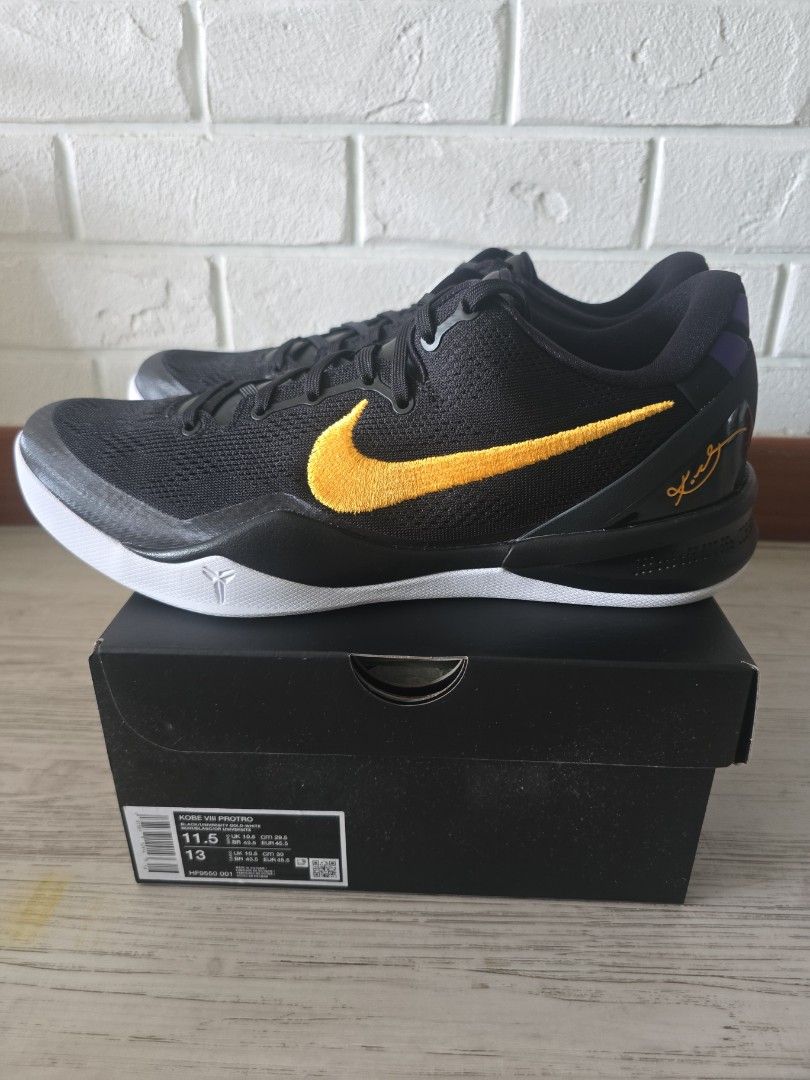kobe 8 elite black and gold for sale