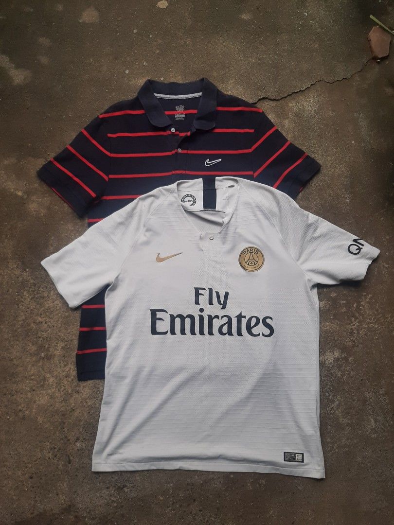Nike polo and fly Emirates jersey Men s Fashion Tops Sets Tshirts Polo Shirts on Carousell