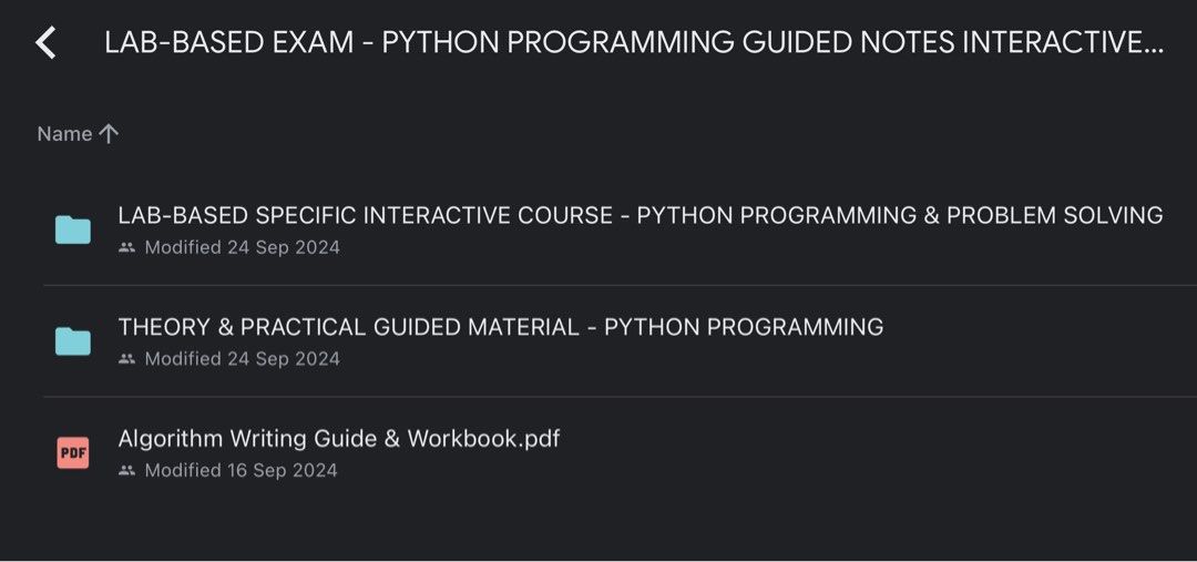 O LEVEL PYTHON |GCE O LEVEL COMPUTING PYTHON PROGRAMMING & CODING COMPREHENSIVE GUIDED THEORY & PRACTICAL NOTES | PYTHON PROBLEM SOLVING & PROGRAM DEVELOPMENT|INTERACTIVE VIDEOS|EXAM-STYLED EXERCISES QUESTIONS|STEP BY STEP ANSWERS|LAB EXAM PREP MODULE (Category: Assessment Books) located in Singapore. Submitted by nerdery.sg (Listing ID 1184512533, Image 2). Description: 📚 EXAM PREPARATION MODULE: O LEVEL PYTHON PROGRAMMING & CODING (INTERACTIVE