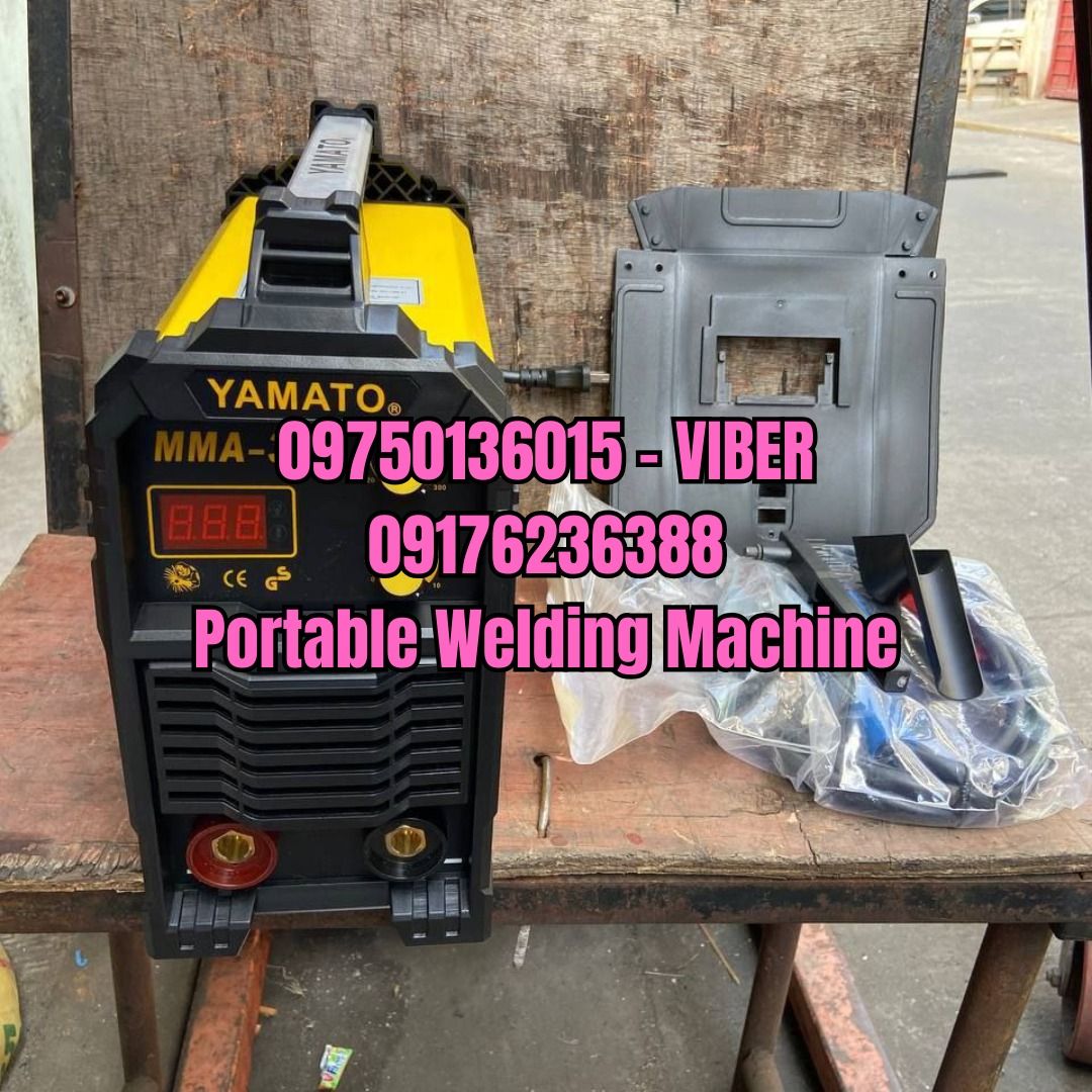 Portable Welding Machine (Category: Construction Tools & Equipment) located in Manila. Submitted by dindz02 (Listing ID 1333414413, Image 1). Description: 𝙏𝙖𝙠𝙚𝙯𝙤 𝙄𝙣𝙙𝙪𝙨𝙩𝙧𝙞𝙖𝙡 𝙎𝙪𝙥𝙥𝙡𝙮 𝐊𝐢𝐧𝐝𝐥𝐲 𝐂𝐚𝐥𝐥/𝐌𝐞𝐬𝐬𝐚𝐠𝐞 𝐮𝐬 𝐟𝐨𝐫 𝐲𝐨𝐮𝐫 𝐪𝐮𝐞𝐬𝐭𝐢𝐨𝐧𝐬 𝐚𝐧𝐝 𝐨𝐭𝐡𝐞𝐫 𝐢𝐧𝐪𝐮𝐢𝐫𝐢𝐞𝐬. Item: Portable Welding Machine Power: 300Amp 𝐀𝐋𝐋 𝐏𝐑𝐈𝐂𝐄𝐒 𝐀𝐑𝐄 𝐒𝐔𝐁𝐉𝐄𝐂𝐓 𝐓𝐎 𝐂𝐇𝐀𝐍𝐆𝐄 𝐖𝐈𝐓𝐇𝐎𝐔𝐓 𝐏𝐑𝐈𝐎𝐑 𝐍
