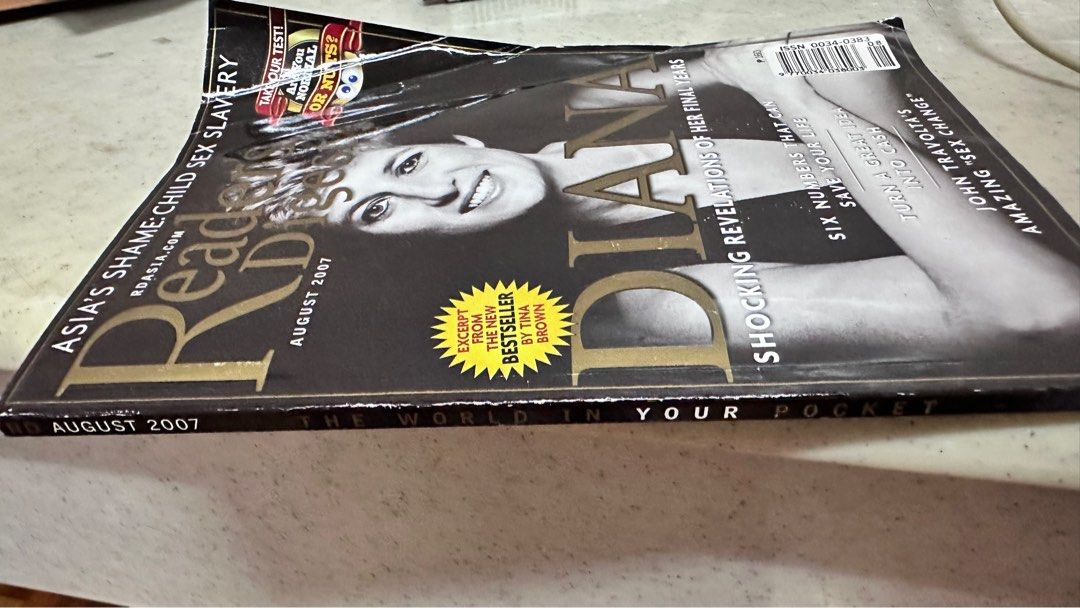 Reader’s Digest Princess Diana (Category: Magazines) located in Manila. Submitted by hapibday.everyday (Listing ID 1333461861, Image 2). Description: Reader’s Digest august 2007 issue DIANA: Shocking Revelations of Her Final Years.