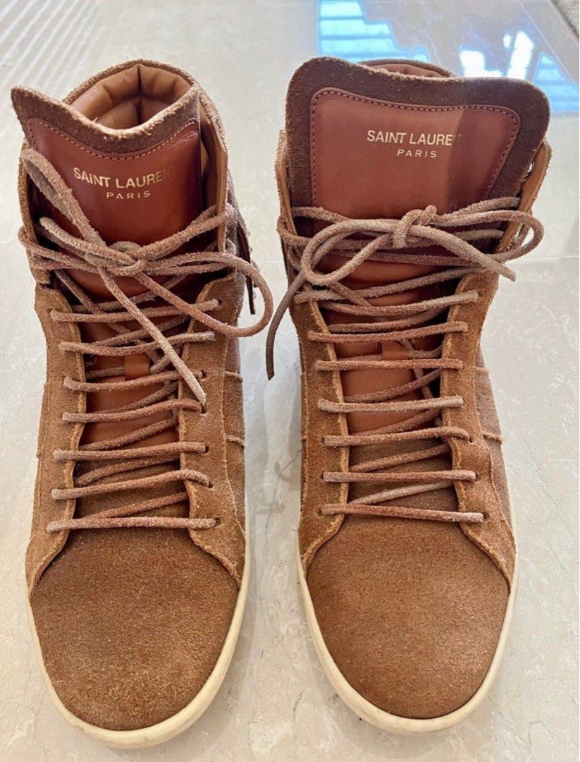 Saint laurent fringe sneakers on sale