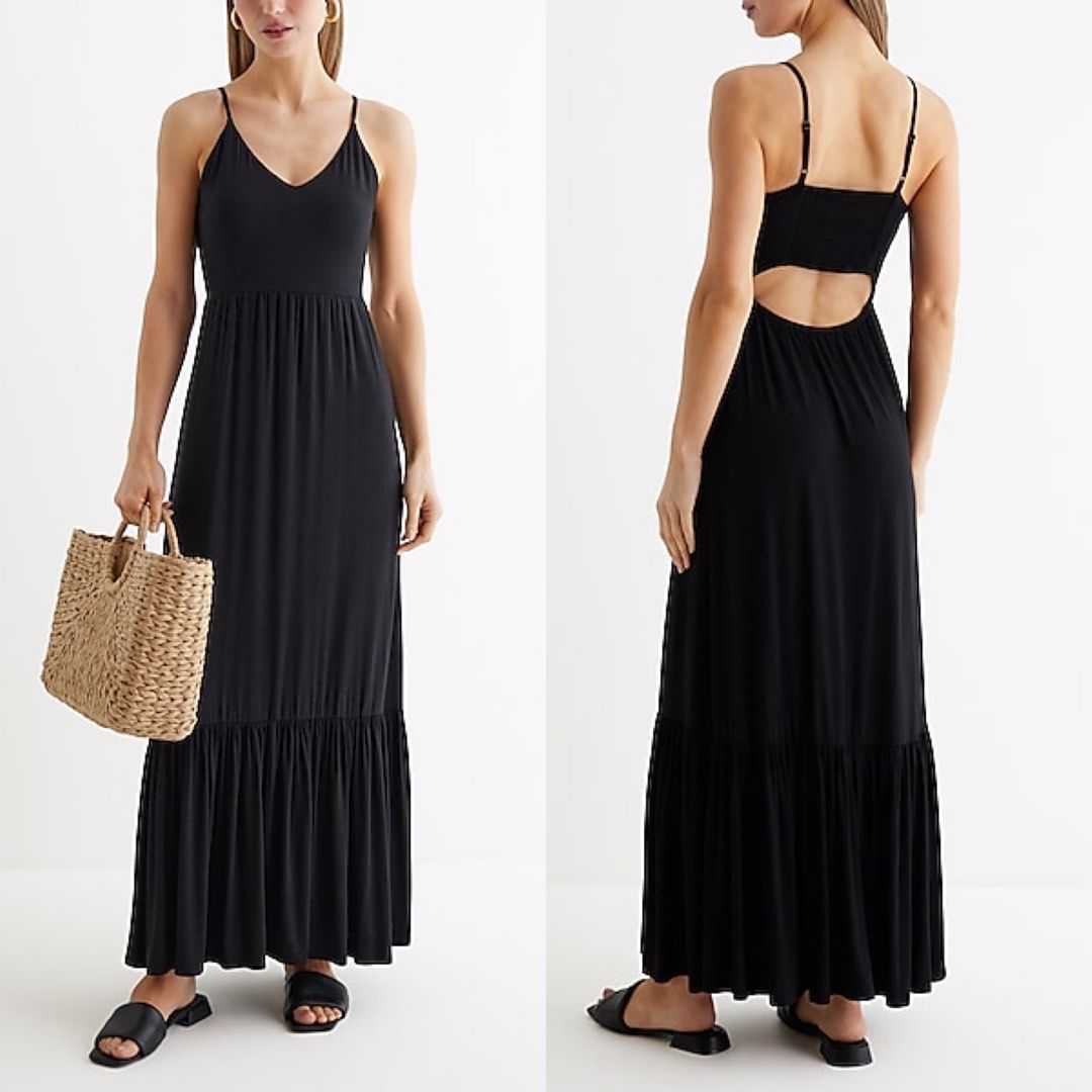SALE EXPRESS MAXI DRESS BLACK Women s Fashion Dresses Sets Dresses on Carousell