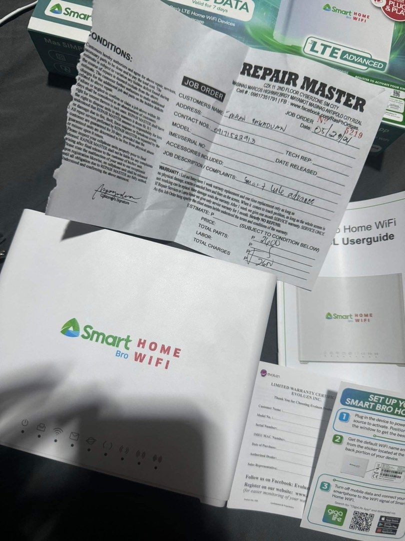 SMART Prepaid Wifi (Device Only) (Category: Other Accessories) located in Taguig. Submitted by maanps (Listing ID 1333422158, Image 3). Description: SMART Prepaid Wifi Like new Use only 1 day since nakabitan agad ng fibr sa bahay. Location: San Mateo, Rizal.