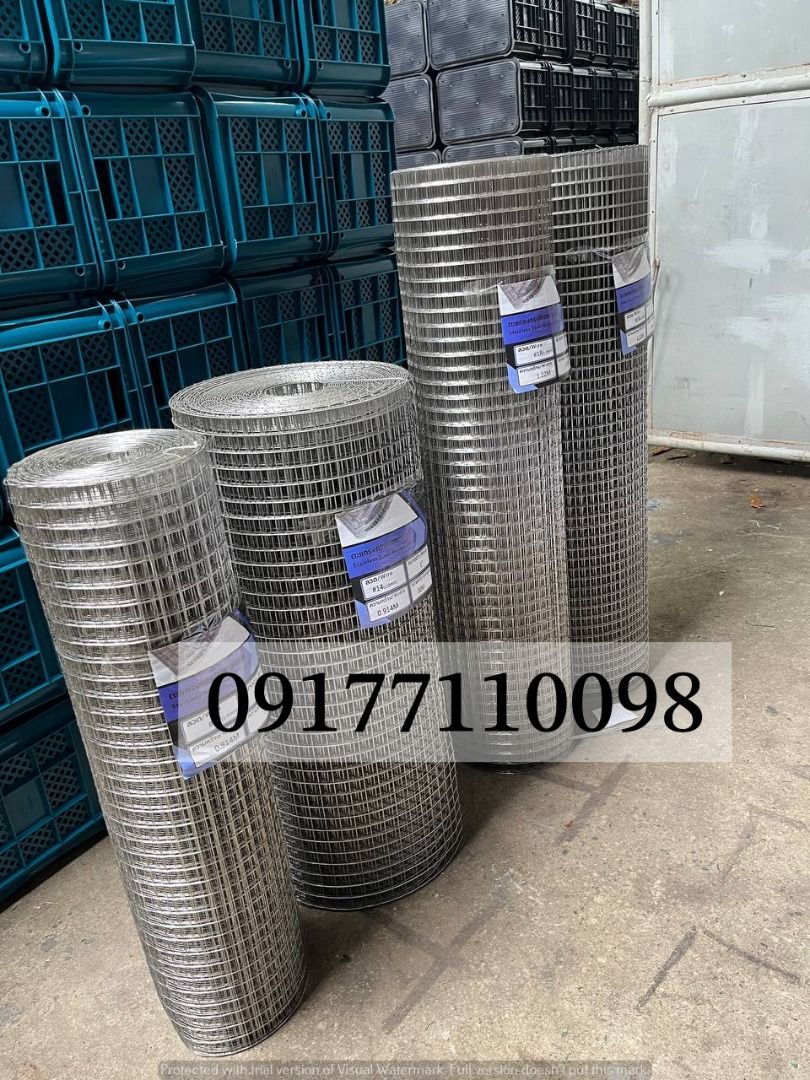 Stainless Welded Wire roll (Category: Construction Tools & Equipment) located in Manila. Submitted by joeyroque09 (Listing ID 1333386742, Image 3). Description: Stainless Welded Wire mesh.