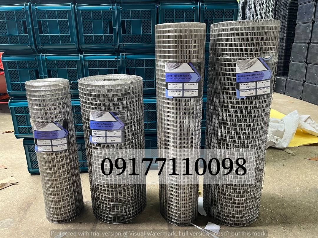 Stainless Welded Wire roll (Category: Construction Tools & Equipment) located in Manila. Submitted by joeyroque09 (Listing ID 1333386742, Image 1). Description: Stainless Welded Wire mesh.