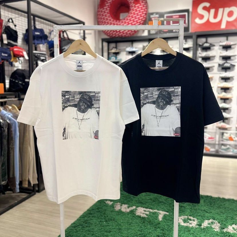 【新品M】 Supreme × Jordan Biggie S/S Top Supreme x Jordan Biggie S S TOP UNBOXING AND FITTING ON
