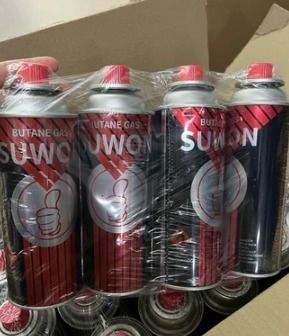 suwon Butane Gas (Category: BBQ, Grills & Hotpots) located in Manila. Submitted by 1980topertiu (Listing ID 1333419340, Image 1). Description: ￼Butane Gas for Portable Gas Stove (per pack and per piece) 1080 1 BOX 28 CANS.