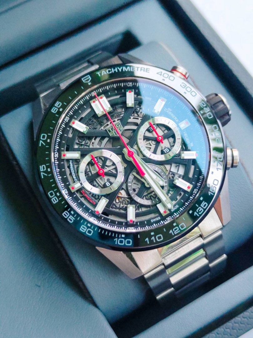 TAG HEUER CARRERA SKELETON HEUER 02 AUTOMATIC Luxury Watches on Carousell