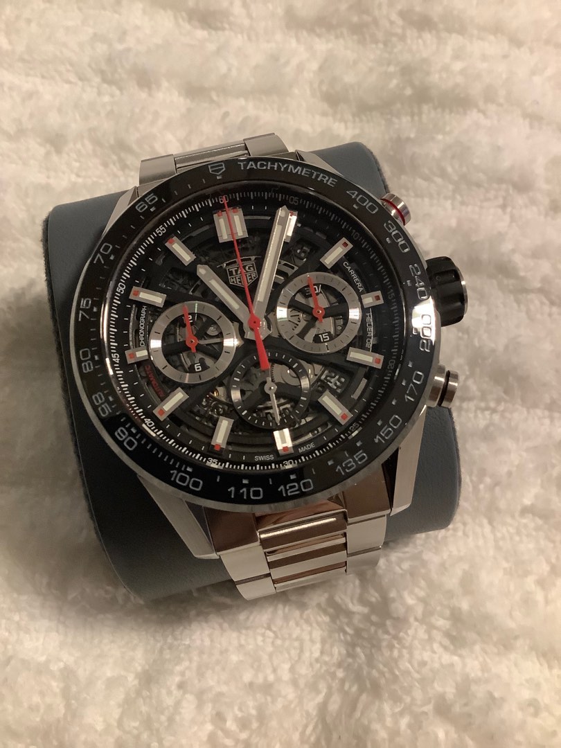 TAG HEUER CARRERA SKELETON HEUER 02 AUTOMATIC Luxury Watches on Carousell