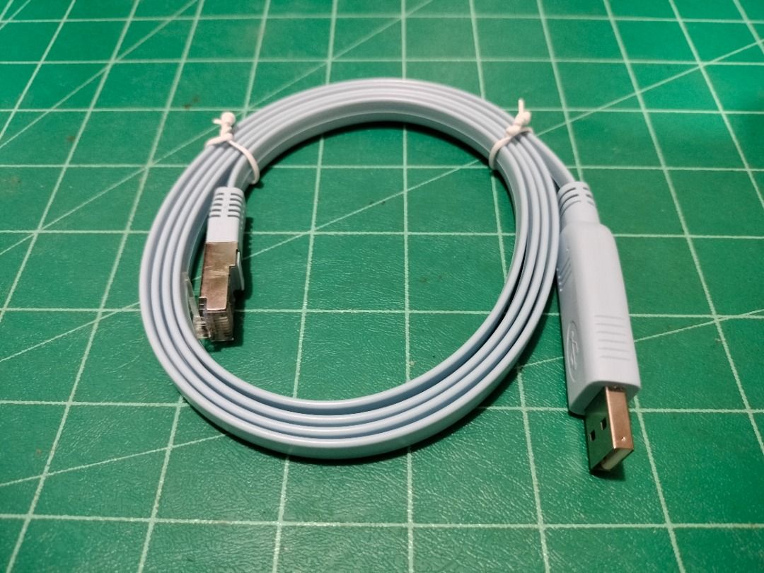 USB to RJ45 LAN for Cisco USB Console Cord Cable (Category: Cables & Adaptors) located in Quezon City. Submitted by kyrex12 (Listing ID 1333379556, Image 1). Description: USB(male) to RJ45(Male) -350 each -300 wholesale(6pcs. and above) -1.8m -with 1 week warranty -accept shipping via LALAMOVE COD(buyer's expense) -accept GCASH and MAYA payment -COMPATIBILITY IS BUYER'S RESPONSIBILITY.