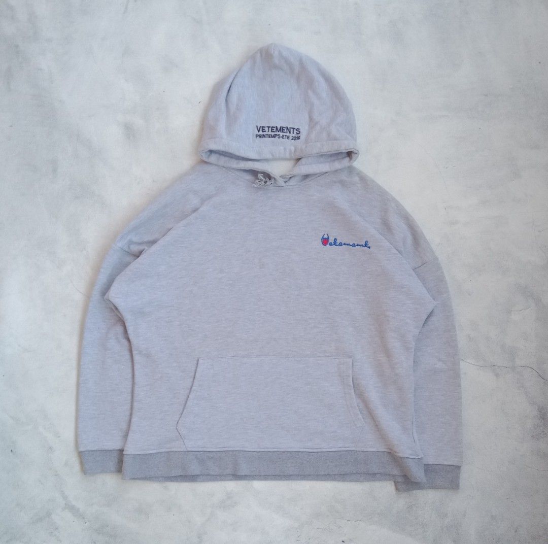 Vetements x champion reversible hoodie discount