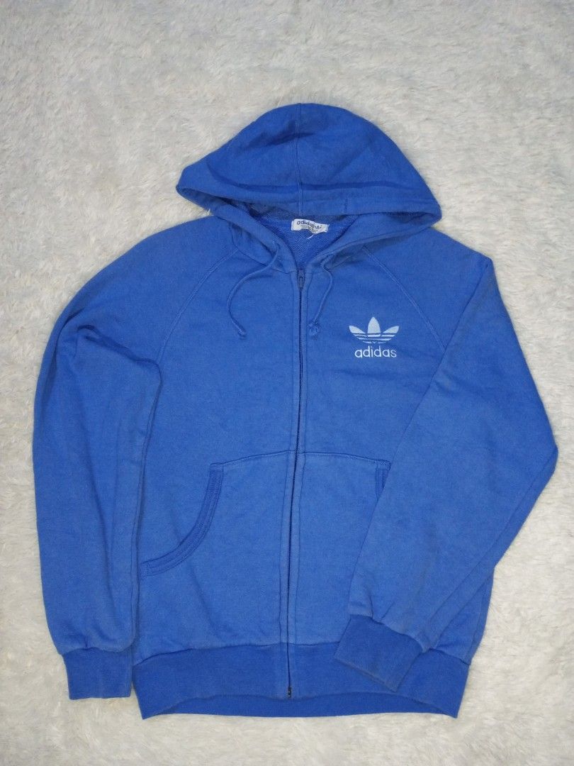 ZIP HOODIE ADIDAS TREFOIL BLUE/ BIRU