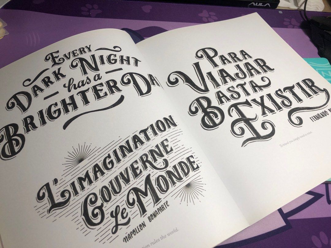 Abbey Sy The ABCs of Hand Lettering & Hand Lettering A to Z, Hobbies ...
