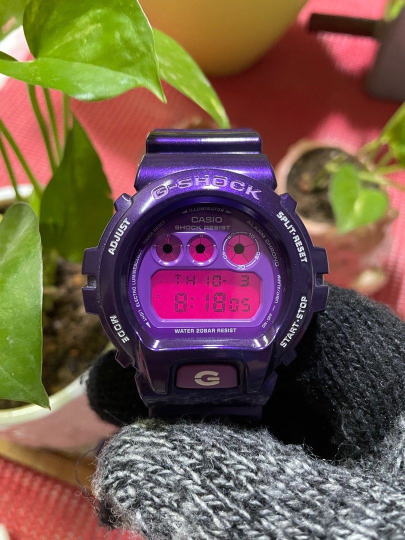 Limited Edition Authentic G shock watch model DW 6900CC BRAND NEW IN BOX COME WITH MANUAL RECEIPT AND WARRANTY CARD WRONG OUTER BOX Men s Fashion Watches Accessories Watches on Carousell
