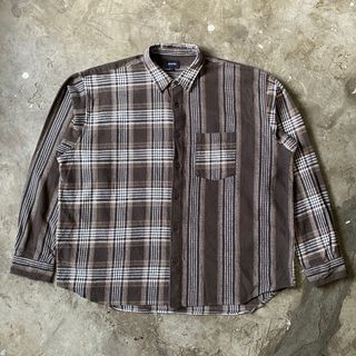SUB-AGE.】OVERSIZED FLANNEL SHIRT 許可なく 416T