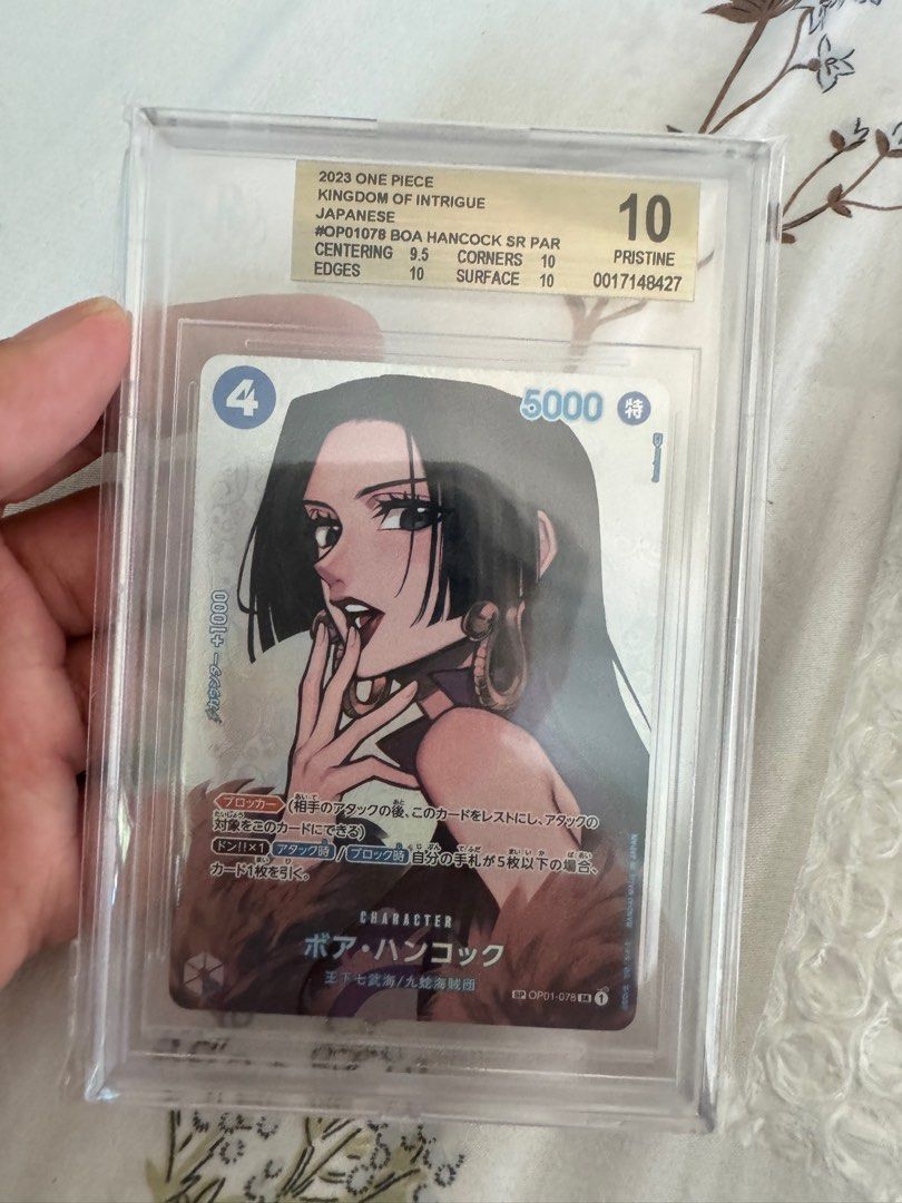 Bgs 10 sp Boa hancock one piece not psa, Hobbies & Toys