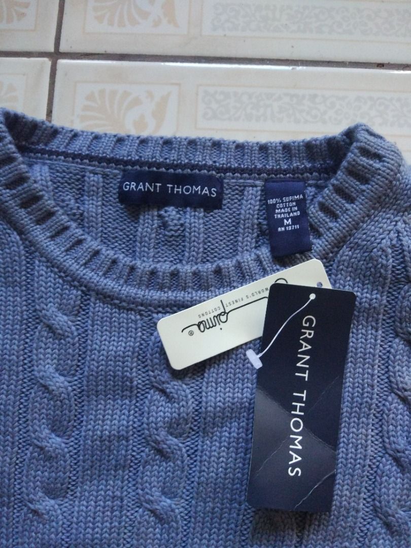 BNew Grant Thomas Cable Knit Shirt M (Category: Formal Shirts) located in Pasay City. Submitted by denimdude.ph (Listing ID 1328833047, Image 3). Description: .