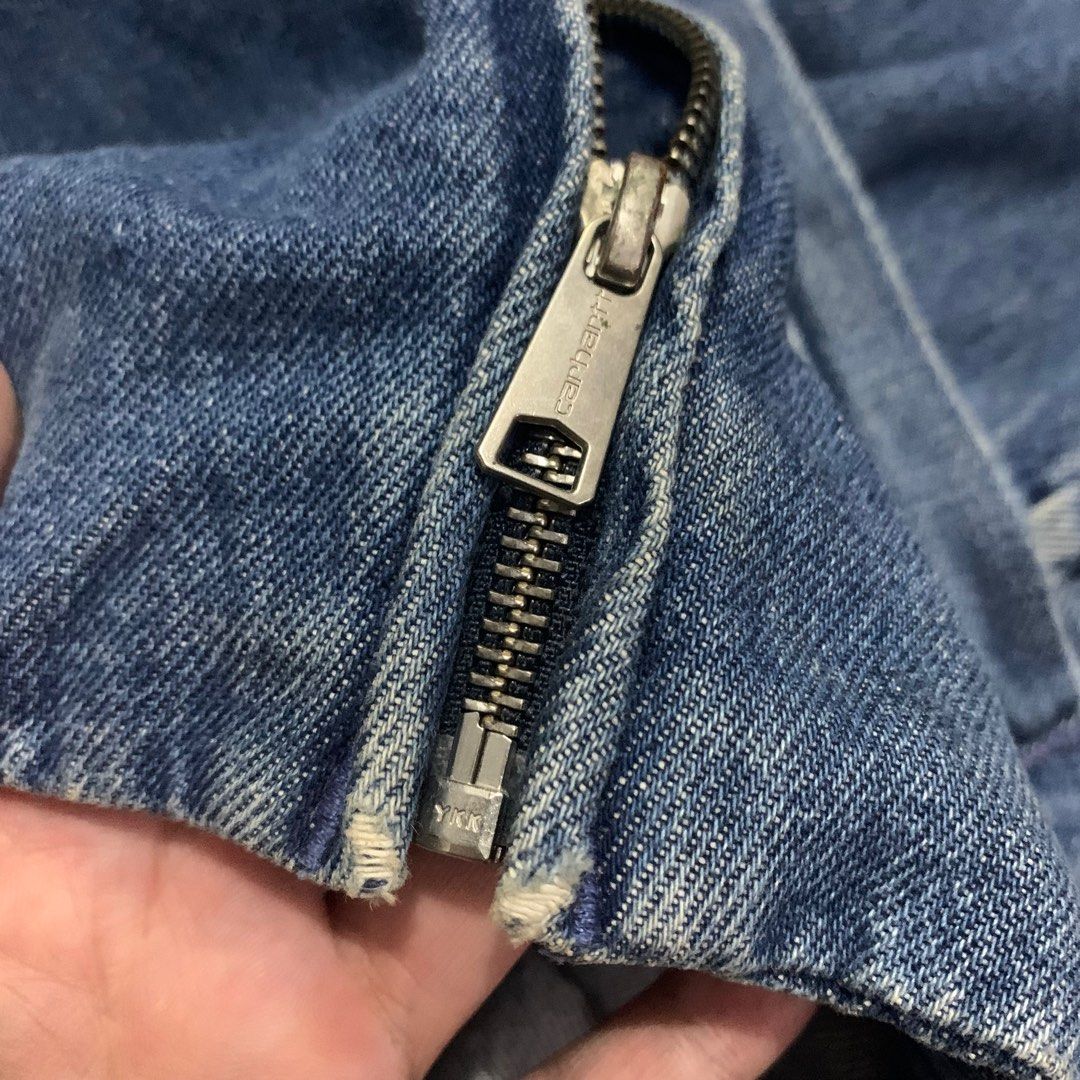 Carhartt Wip Madison Denim Jacket Men s Fashion Coats Jackets and Outerwear on Carousell