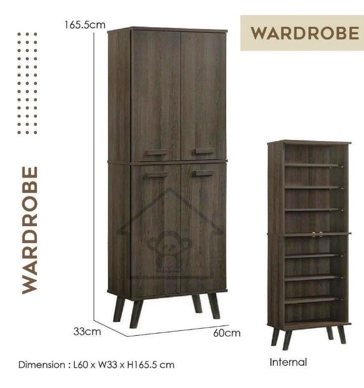 Clearance Left 2 each 4 Door Shoe Cabinet Furniture Home Living Furniture Shelves Cabinets Racks on Carousell