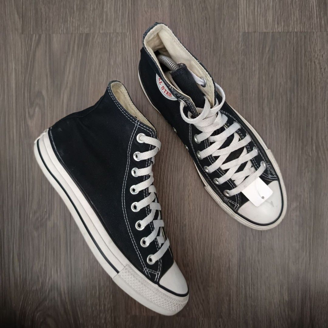 Converse All Star Chuck Taylor Highcut Black White 6.5UK RM 80 Men s Fashion Footwear Sneakers on Carousell