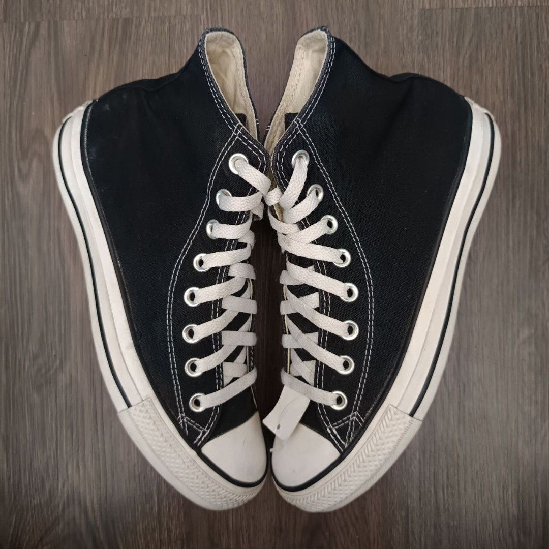 Converse All Star Chuck Taylor Highcut Black White 6.5UK RM 80 Men s Fashion Footwear Sneakers on Carousell