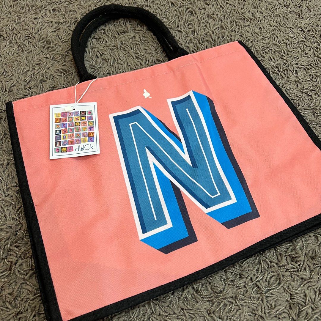 Duck Alphabet N Shopping Bag