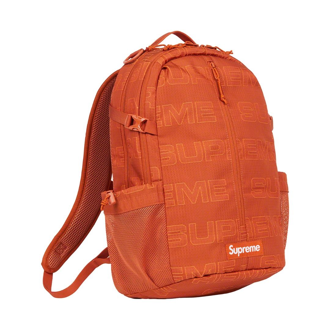 FW21 Supreme Backpack Orange Black