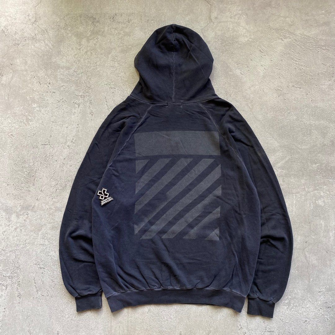 Hoodie Off White big logo NOT Guccy Balenciaga Givenchy Dior Bape Fesyen Pria Pakaian Baju Luaran di Carousell