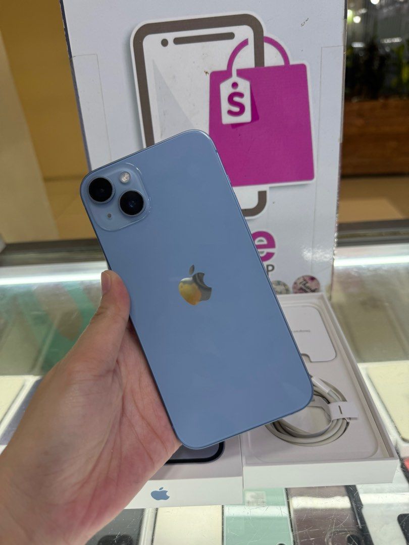 iphone 14plus 128gb 2ndhand (Category: iPhone 14 Series) located in Cainta. Submitted by vine_gadget_shop (Listing ID 1328809397, Image 2). Description: iphone 14plus 128gb 2ndhand complete package ntc variant factory unlock pick up store greenhills shopping center we accept trade in we accepy credit card and ggives installment we do cod and door to door we ship nationwide for fast transaction call 09277368323 look for vine visit my fb page vine 