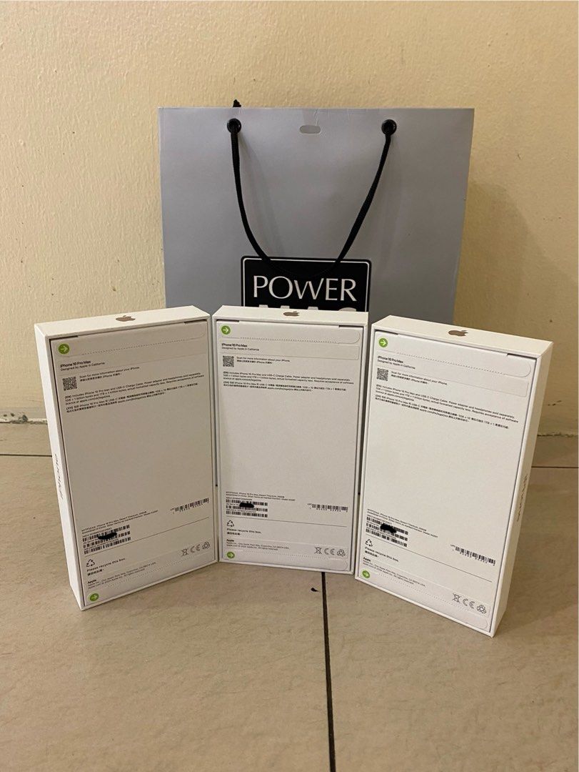 Iphone 16 Pro Max 256gb Desert Titanium HK variant (Category: iPhone 16 Series) located in San Juan City. Submitted by rodelmarllemit (Listing ID 1328826025, Image 3). Description: Brand new iPhone 16 Pro Max Not Activated Hong Kong variant Rom: 256gb Color: Desert Titanium 7 days replacement Facebook Page: •Helu’s Gadgets Txt or Call •09266836637 Mode of Payment: •Cash •Bank Transfer •GCash & Paymaya Installment: •Credit Card •Ggives •Cash on De