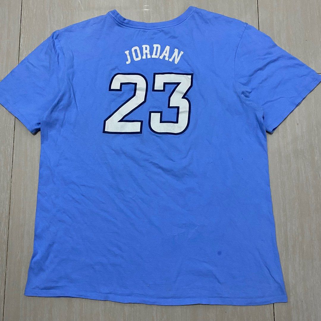 Carolina blue jordan shirt best sale