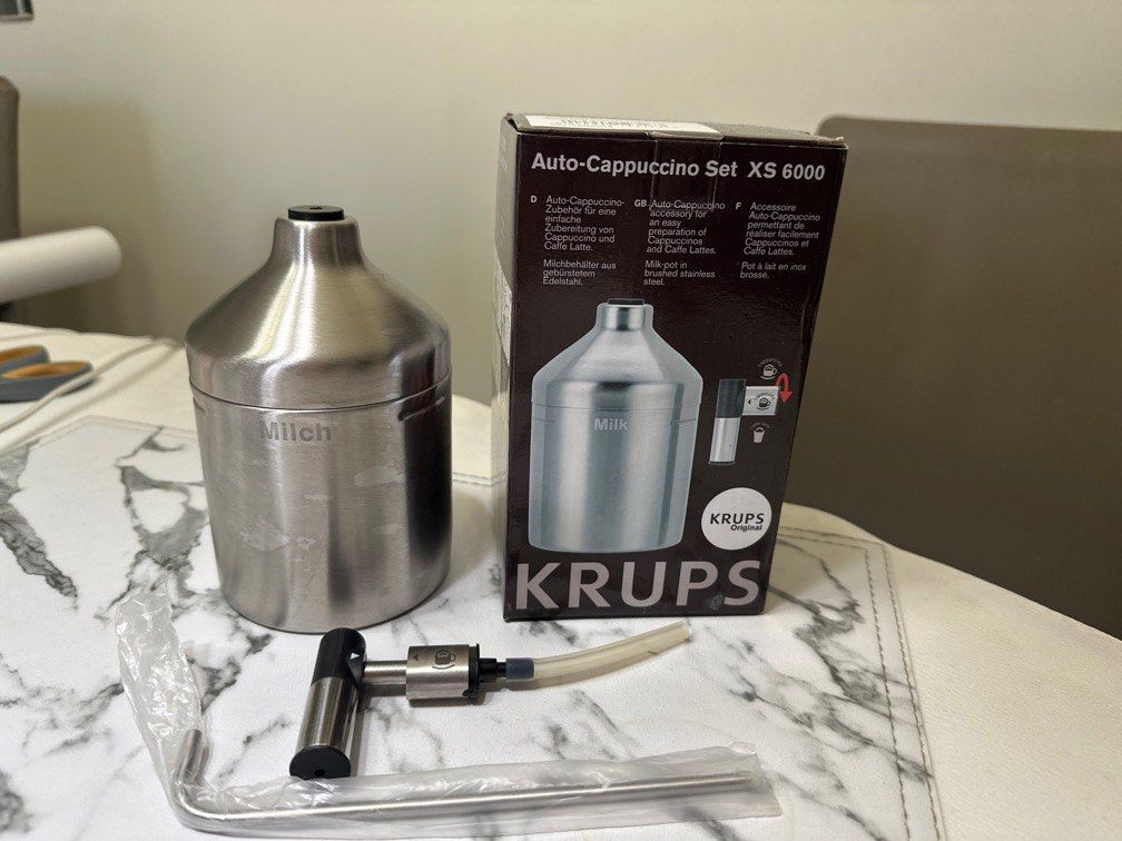 Krups auto-cappuccino set XS 6000, TV Home Appliances, Kitchen