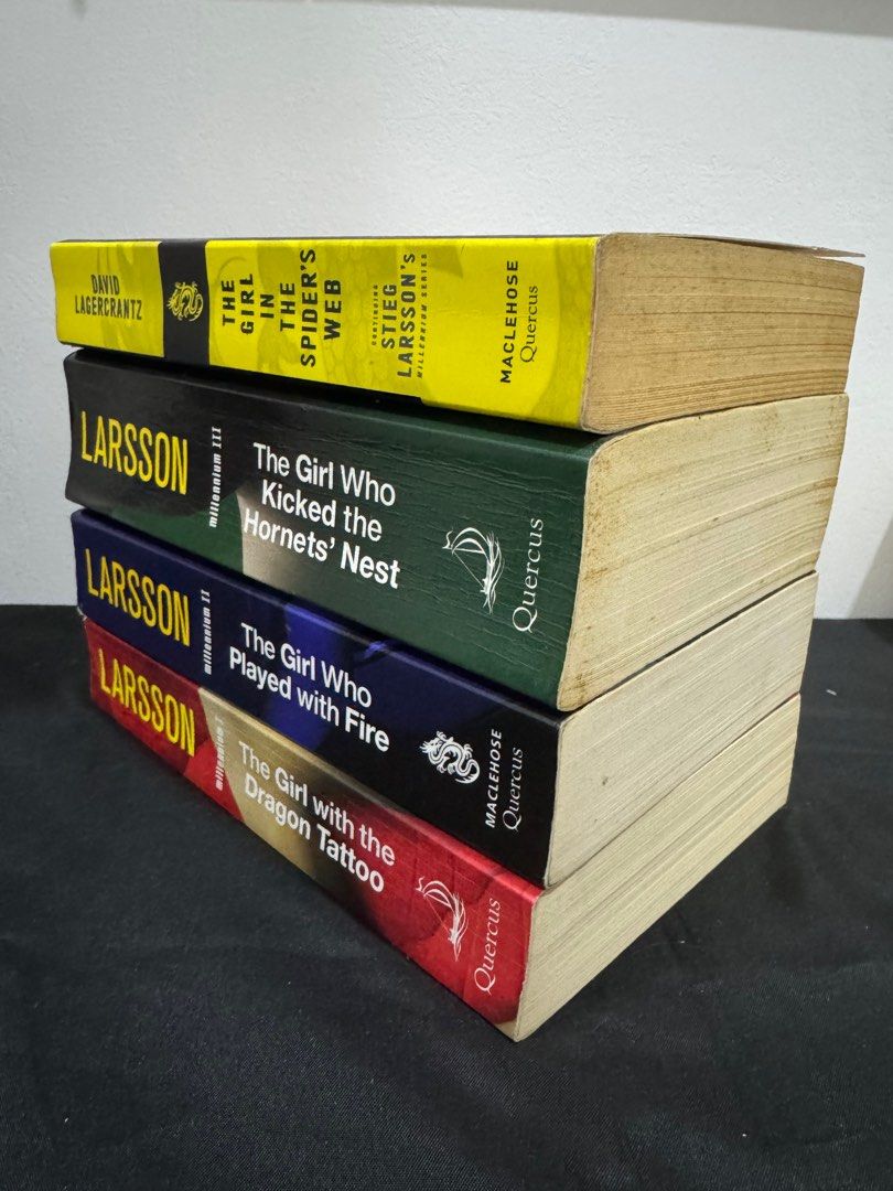 LARSSON Millenium Series 300 take all (Category: Storybooks) located in Caloocan City. Submitted by rdvmxch (Listing ID 1328828781, Image 2). Description: books 1-4.