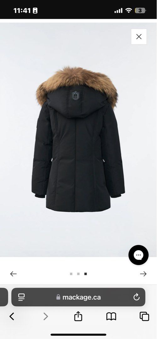 mackage jacket (Category: Clothes) located in North York. Submitted by alexaa3 (Listing ID 1328940473, Image 2). Description: Kids mackage winter jacket but fits like women’s XS-S .