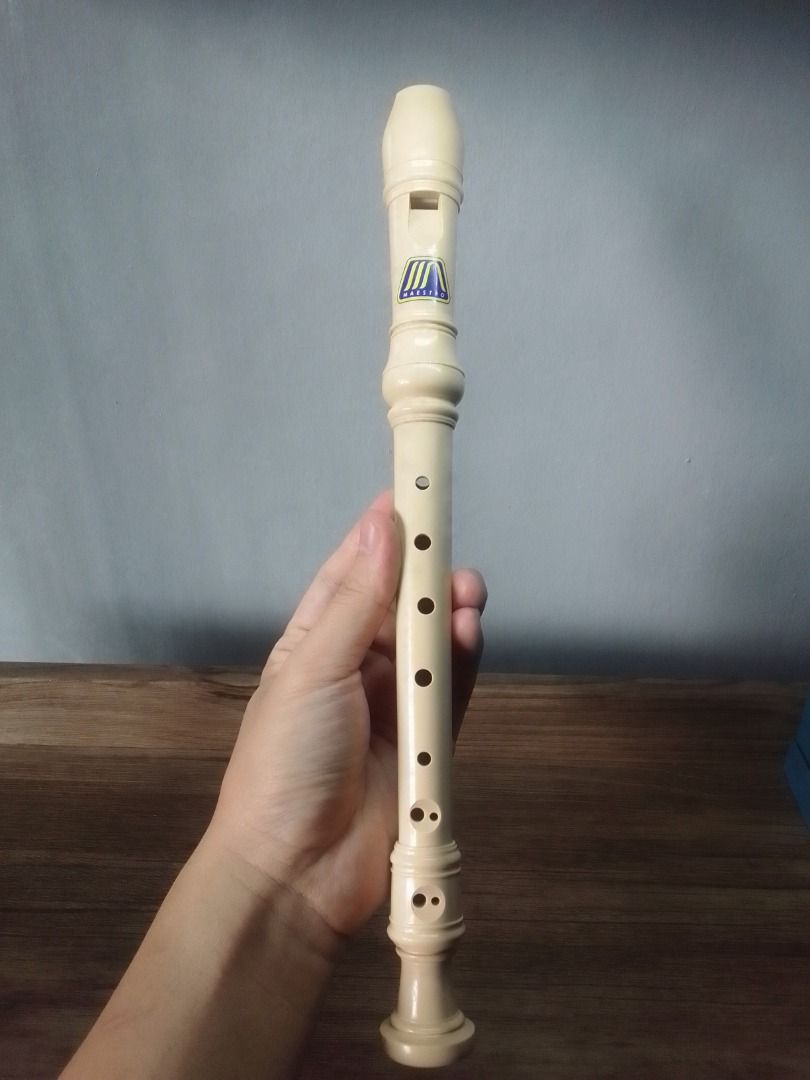Maestro Soprano Recorder (Cream White), Hobbies & Toys, Music & Media ...