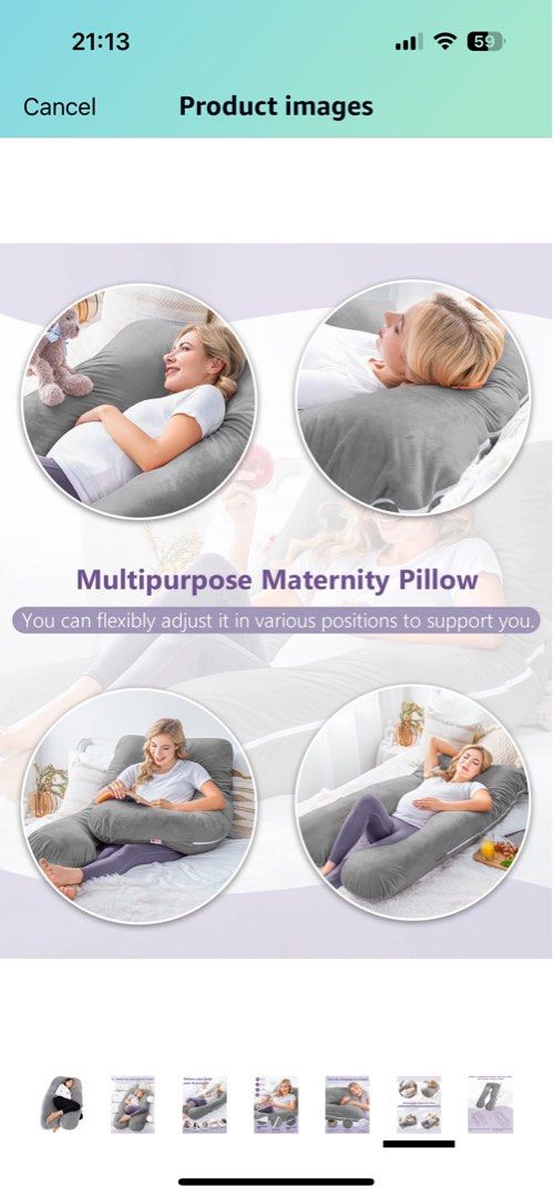 Meiz Pregnancy Maternity U Shaped Pillow Babies Kids Maternity Care on Carousell