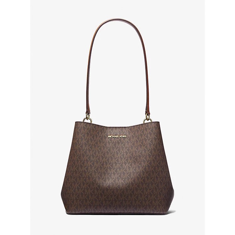Michael Kors Medium Pratt Signature Bucket Bag