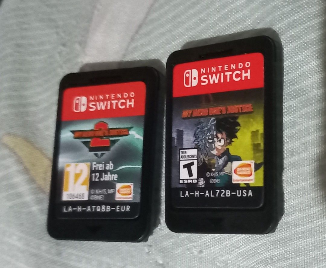My Hero Ones Justice 1 And 2 games switch, Video Gaming, Video Games