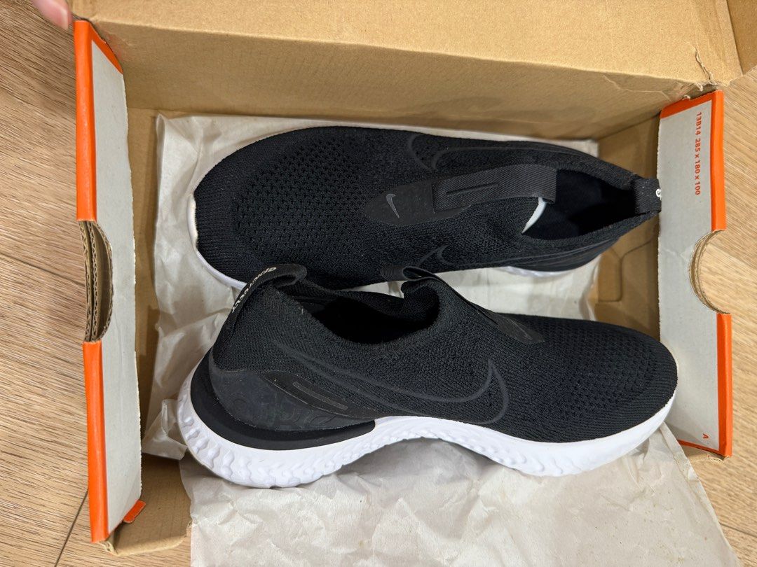 Epic phantom react flyknit women's black store