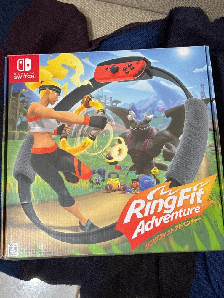 Nintendo Switch RingFit Adventure, Video Gaming, Video Games, Nintendo