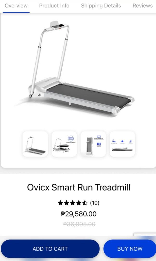 Ovicx Smart run Treadmill
