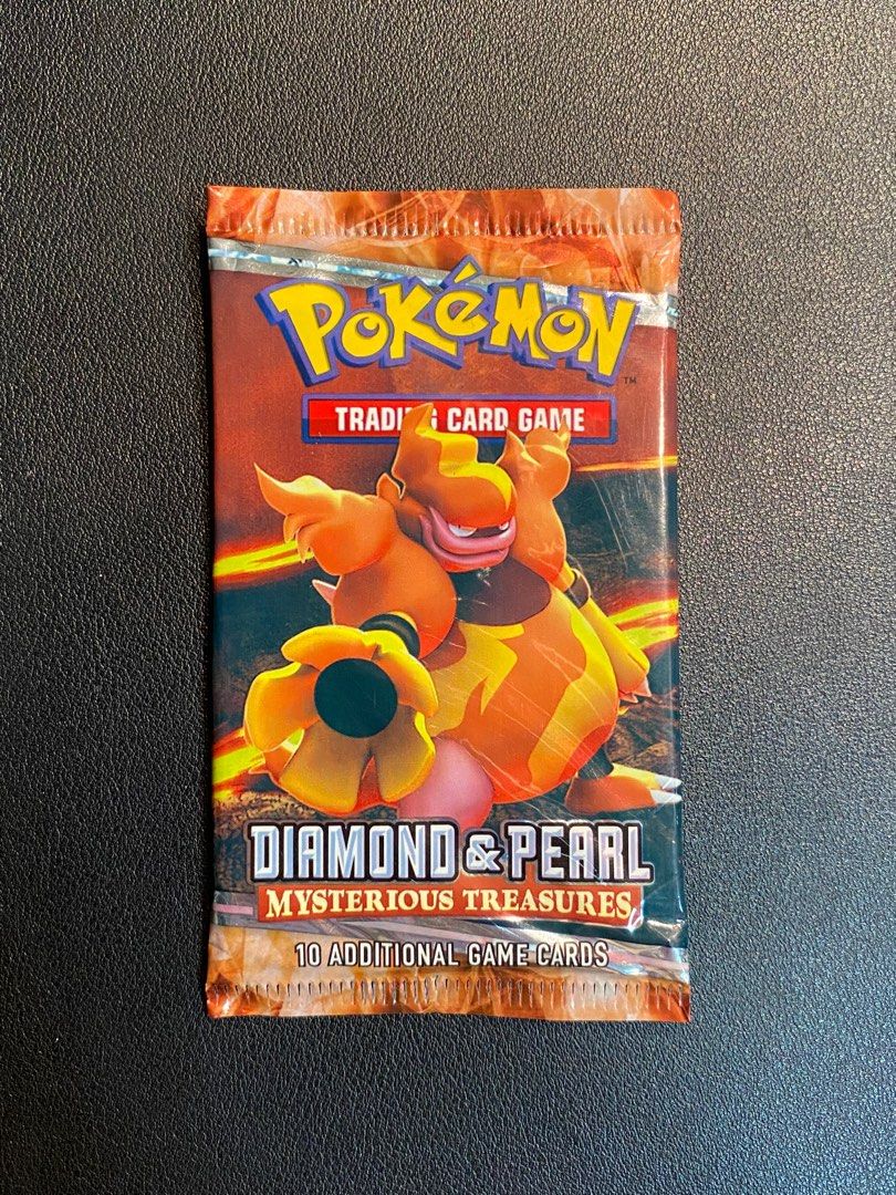 pokemon diamond and pearl mysterious treasures booster box Pokemon Diamond & Pearl Mysterious Treasures Portuguese Booster Pack –  Famous Grail main image 1
