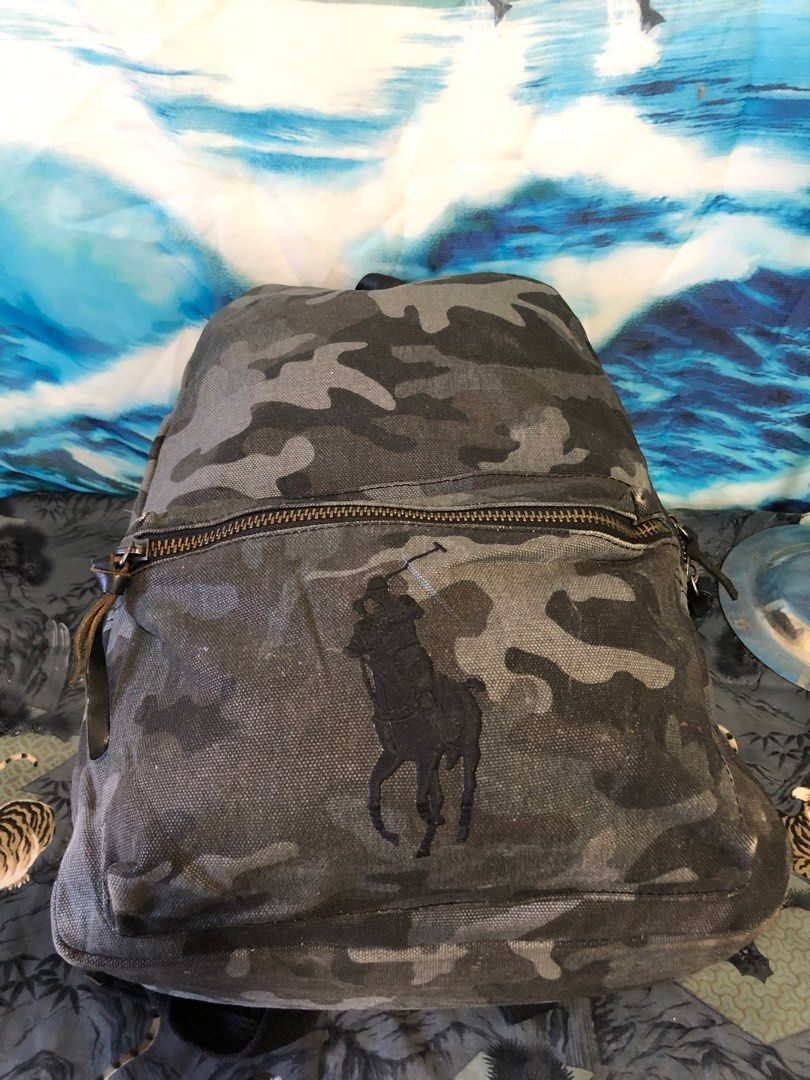 Polo Ralph Lauren camouflage backpack Men s Fashion Bags Backpacks on Carousell