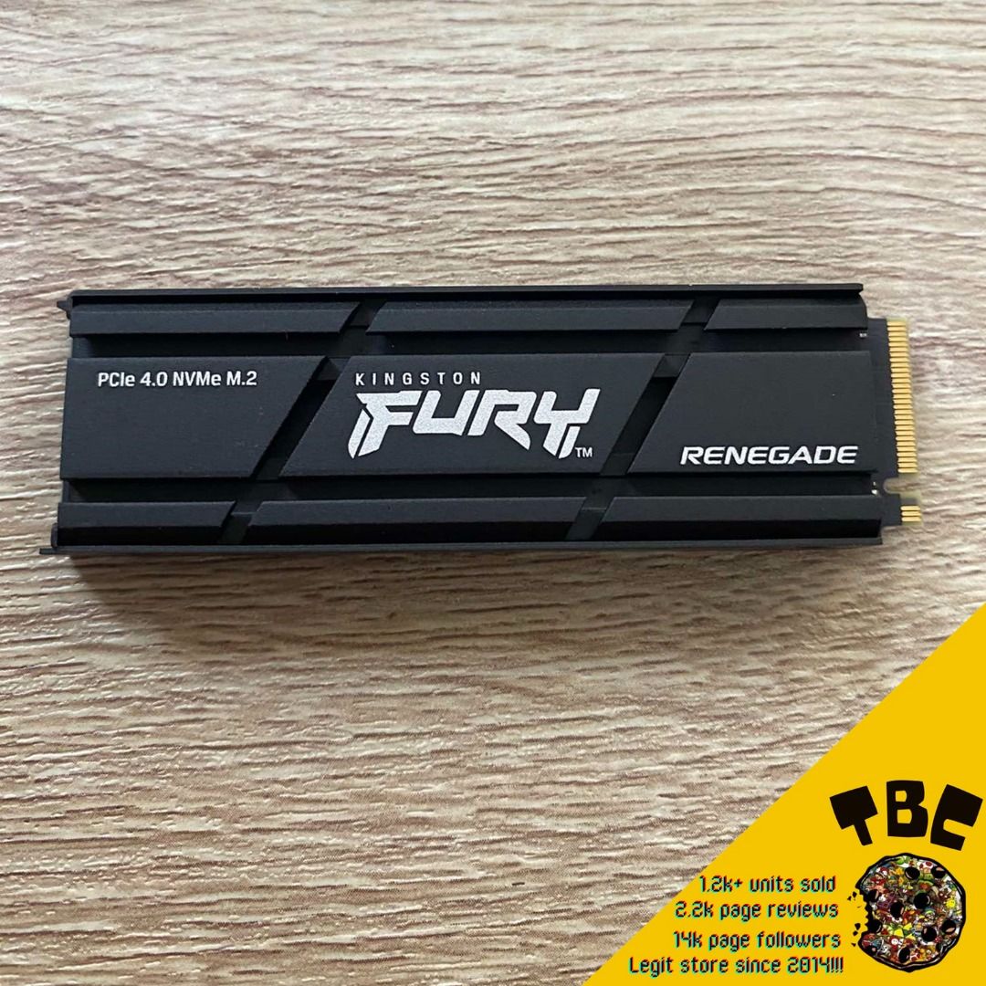 PS5 NVME SSD Storage 2TB Kingston Fury Renegade, Video Gaming, Video
