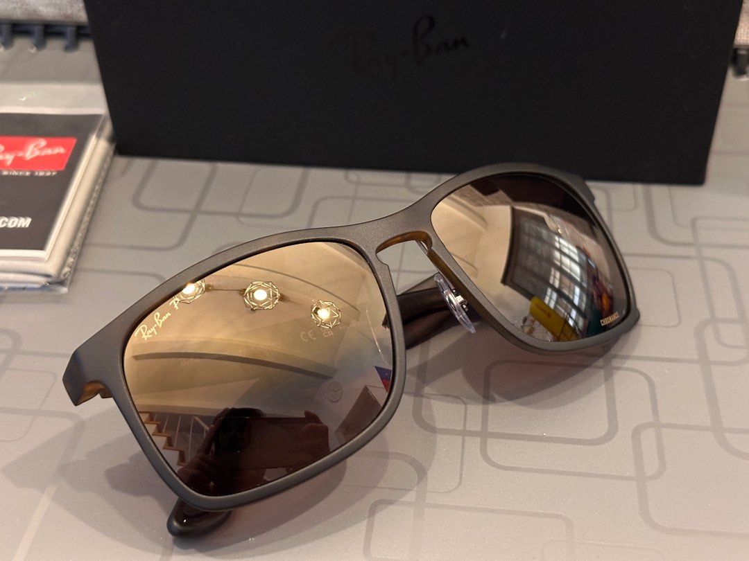Ray-Ban RB4624 Chromance Matte Havana (Category: Sunglasses & Eyewear) located in Cavite. Submitted by baconforever (Listing ID 1328876648, Image 1). Description: * New * No issues. Selling because my husband has too many sunglasses. * FRAME SHAPE Square FRAME COLOR Matte Havana FRAME MATERIAL Injected TEMPLE COLOR Havana.