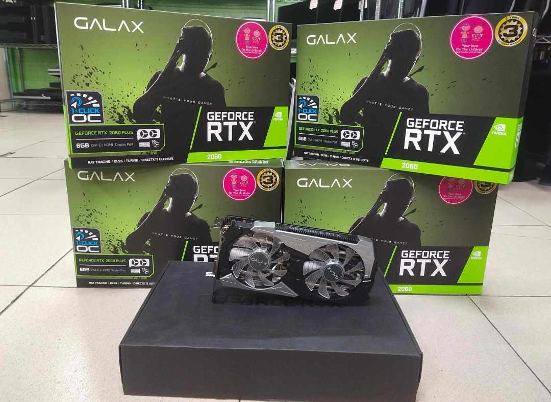 RTX2060 6GB GALAX BRANDNEW (Category: Desktops) located in Quezon City. Submitted by pcwinnerchai (Listing ID 1328789449, Image 2). Description: 🔰 GAMING VIDEOCARD BRANDNEW 🔰 ✅ Condition: Brandnew ✅ GALAX Brand ✅ RTX 2060 Super 1-Click OC ✅ 6GB GDDR6 192Bit ✅ 8Pin Power ✅ PCI-E ✅ DVI-D/ HDMI/ DP Port ✅ 2Cooling Fan ⏭️⏭️⏭️⏭️⏭️⏭️ Php : 💸 12, 000 ❌NO COD 👉 We do shipping nationwide 📍 Ap cargo 📍 Capex cargo 📍 South sea cargo 📍 lalamove pick-u