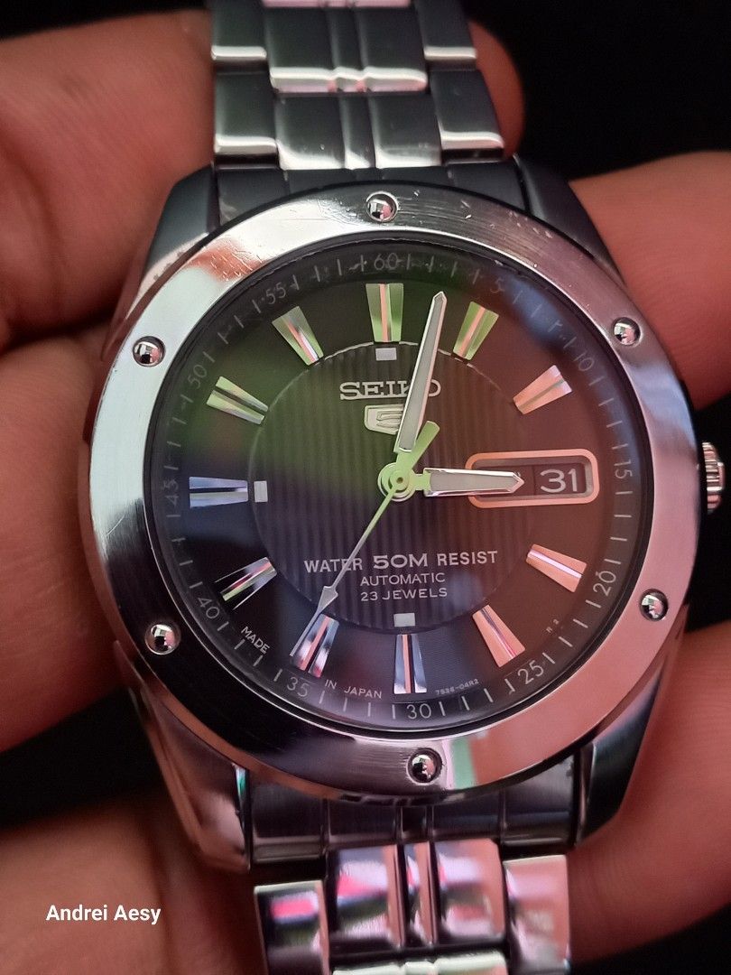 Seiko 5 sport SNZF35K1 SNZF35 black dial